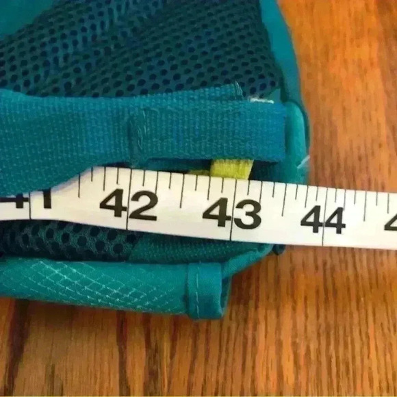 Outdoor Products Crossbody/Fanny Pack, Yellow/Turquoise Blue, 7”x9”x1” - Picture 8 of 10